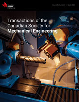 Transactions of the Canadian Society for Mechanical Engineering